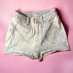 Vintage Washed Denim Shorts (Women's - size 26 EU/US 9 - fits more like US 2)